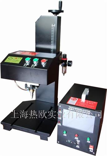 杭州吊车汽车制造公司使用热欧牌专业型气动打标机。